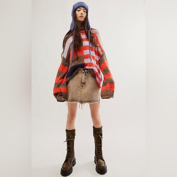 Free People Tops - 20-Free People Caravelli Splice Pullover -Oversized